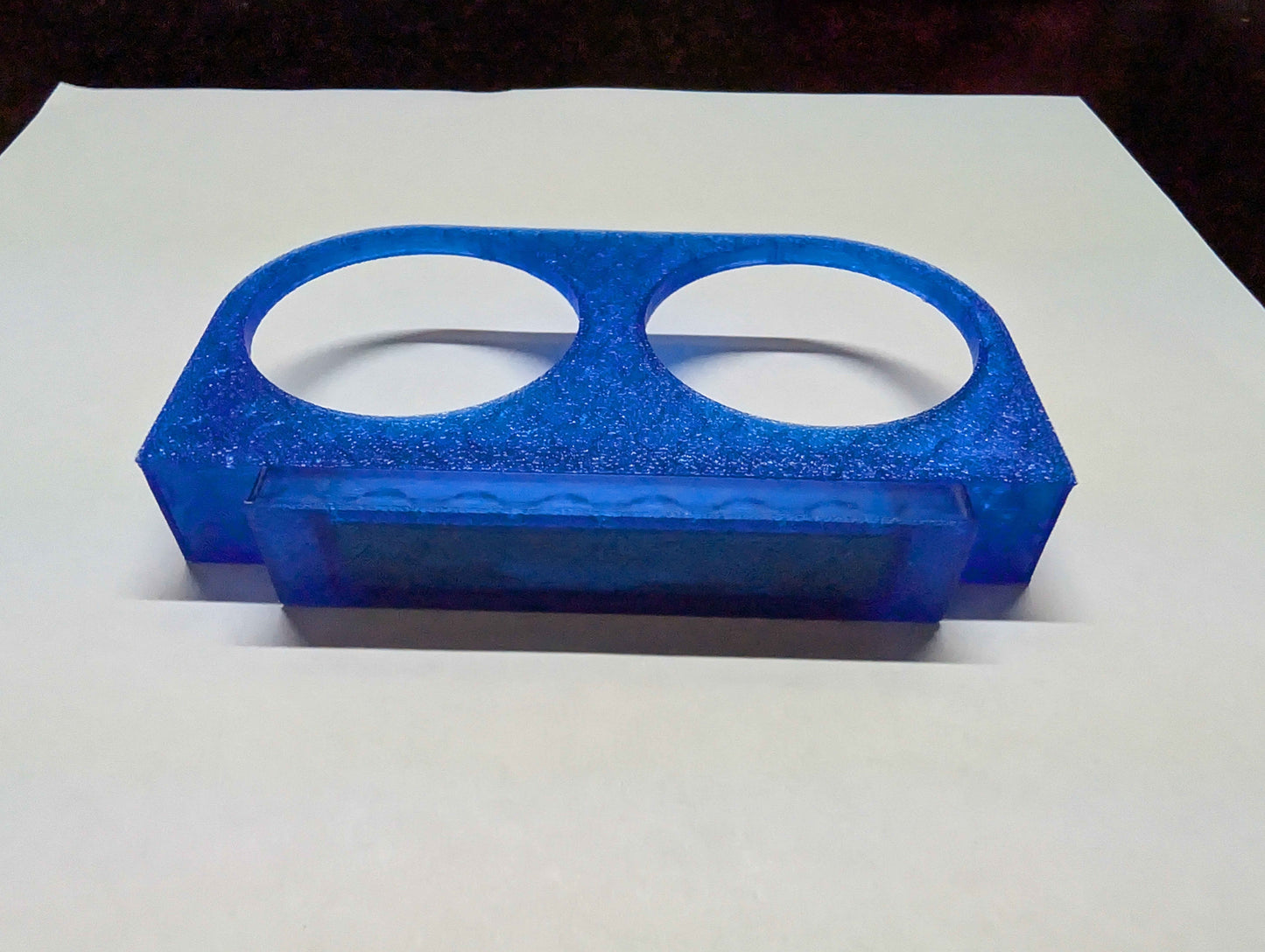 Magnetic Reptile Food and Water Ledge | Double Bowl Gecko Feeder | 0.5 oz Cup Holder for Crested Geckos, Lizards, and Small Reptiles