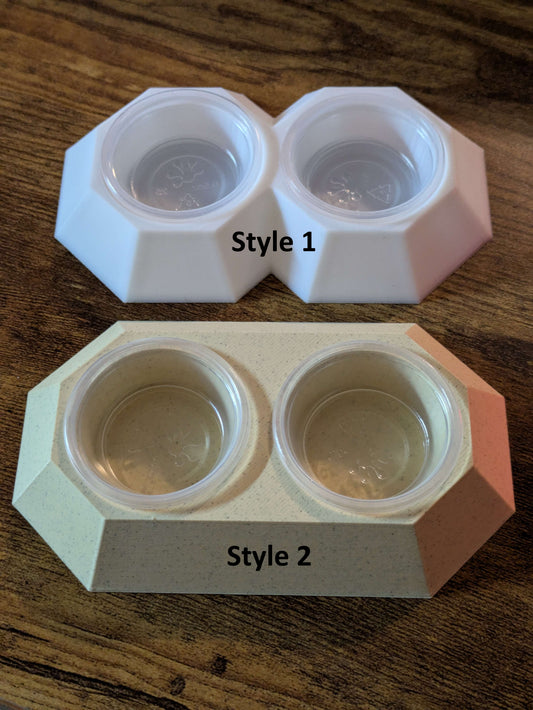 Tip Resistant Reptile Food and Water Bowl