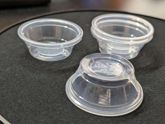 0.5 oz Disposable Reptile Feeder Cups - 100 pack