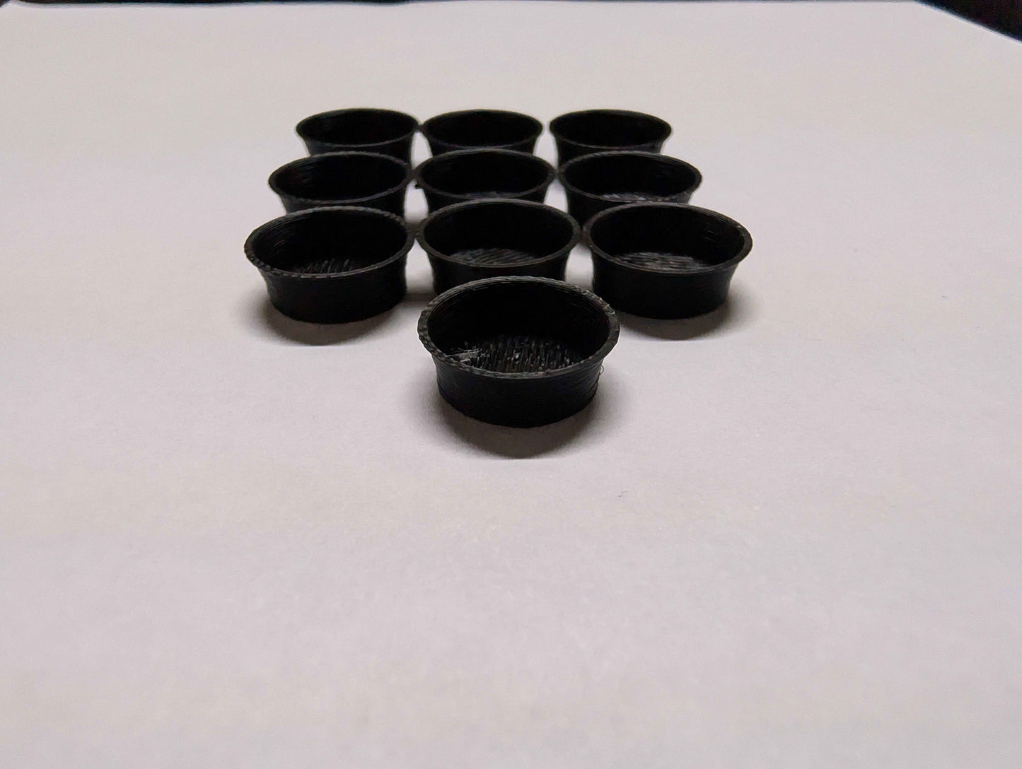 10 Pack Replacement Bowls for Micro Monstera Leaf Gecko Feeding Ledge | Extra Food & Water Dishes